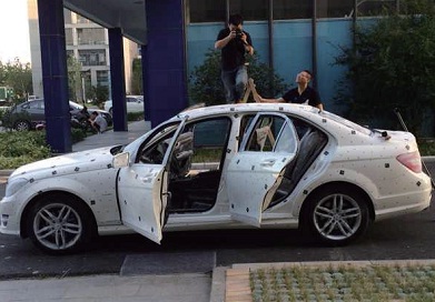 汽車、船模等大型物體掃描